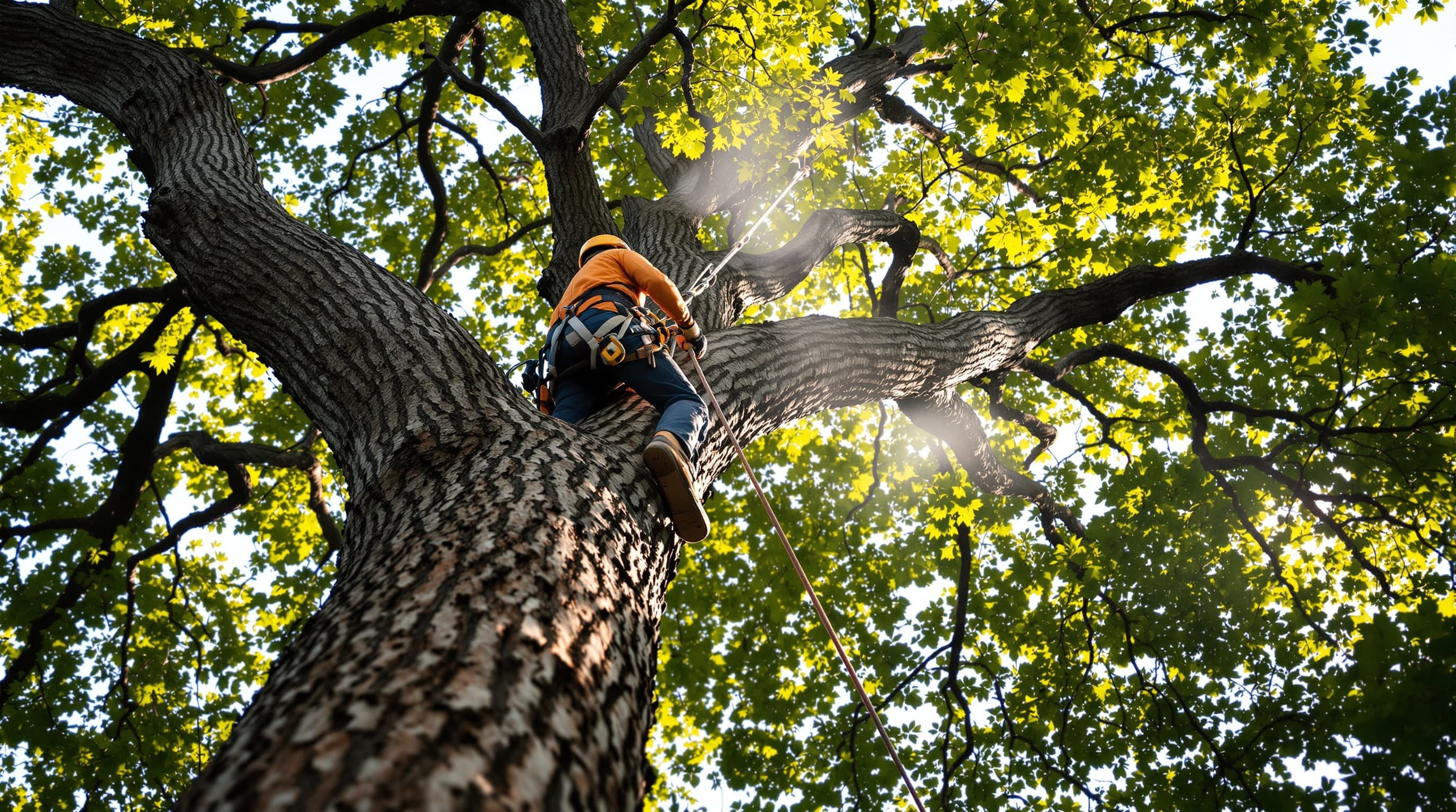 Arborist at Work, Commack